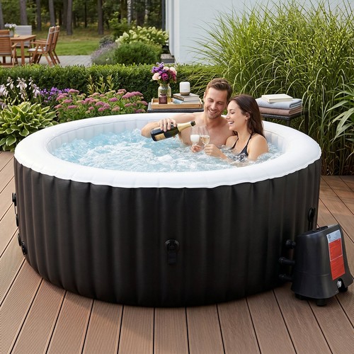 Person inflatable hot tub - 4-person,
