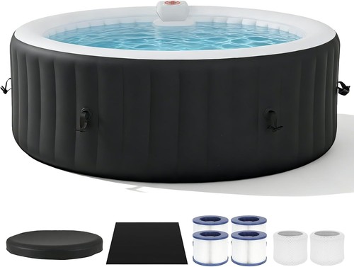 Inflatable hot tub 208x208cm - hot,